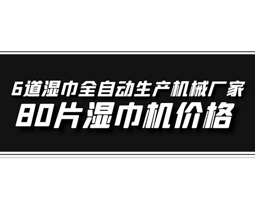 6道濕巾全自動生產機械廠家，80片濕巾機價格